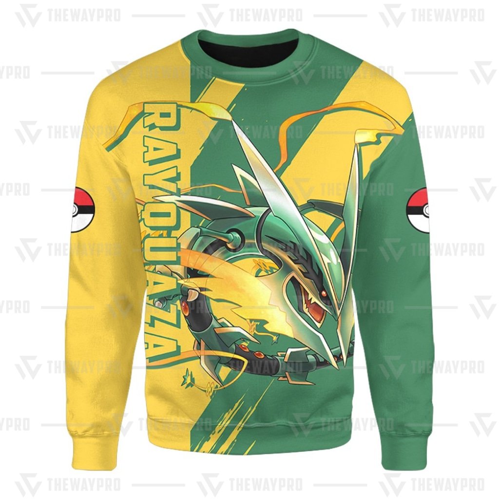 HOT Anime Pocket Monsters Rayquaza Merry Christmas Sweater