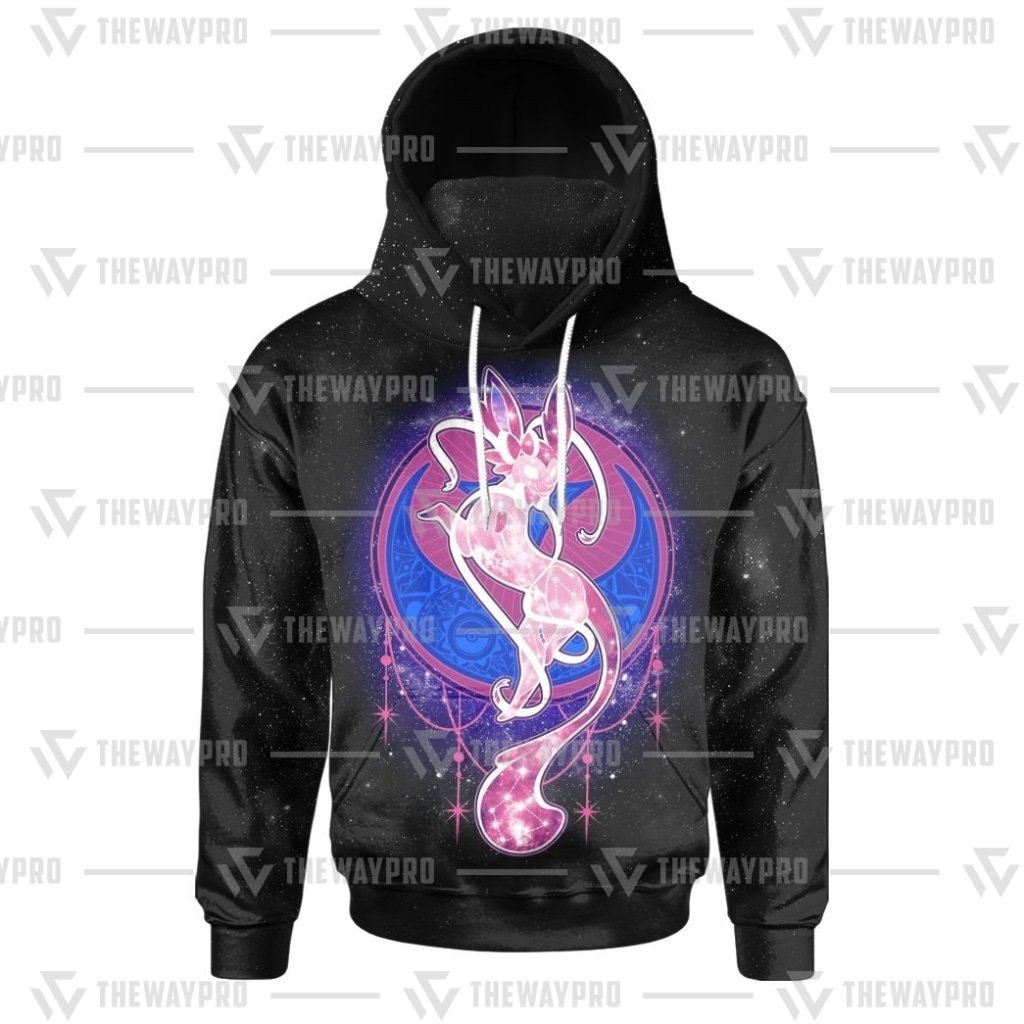 HOT Anime Pocket Monsters Sylveon Starry Snood 3D Hoodie 5 HOT Anime Pocket Monsters Sylveon Starry Snood 3D Hoodie 1 2 3 4