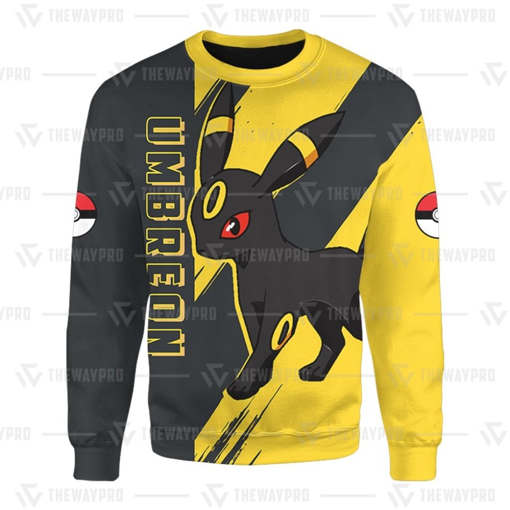 HOT Anime Pocket Monsters Umbreon Merry Christmas Sweater 5 HOT Anime Pocket Monsters Umbreon Merry Christmas Sweater