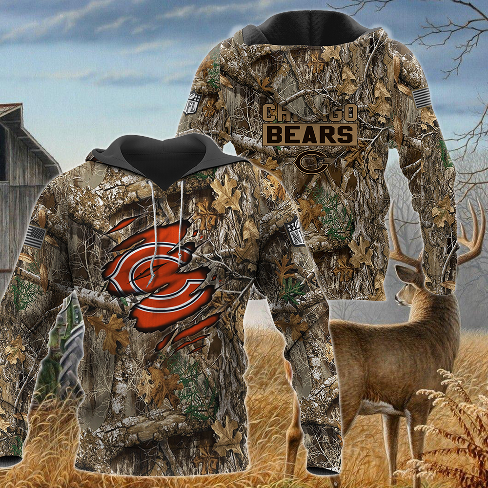 NFL Chicago Bears 3d shirt, hoodie 4 HOT Chicago Bears NFL shirt hoodie 1 2 3
