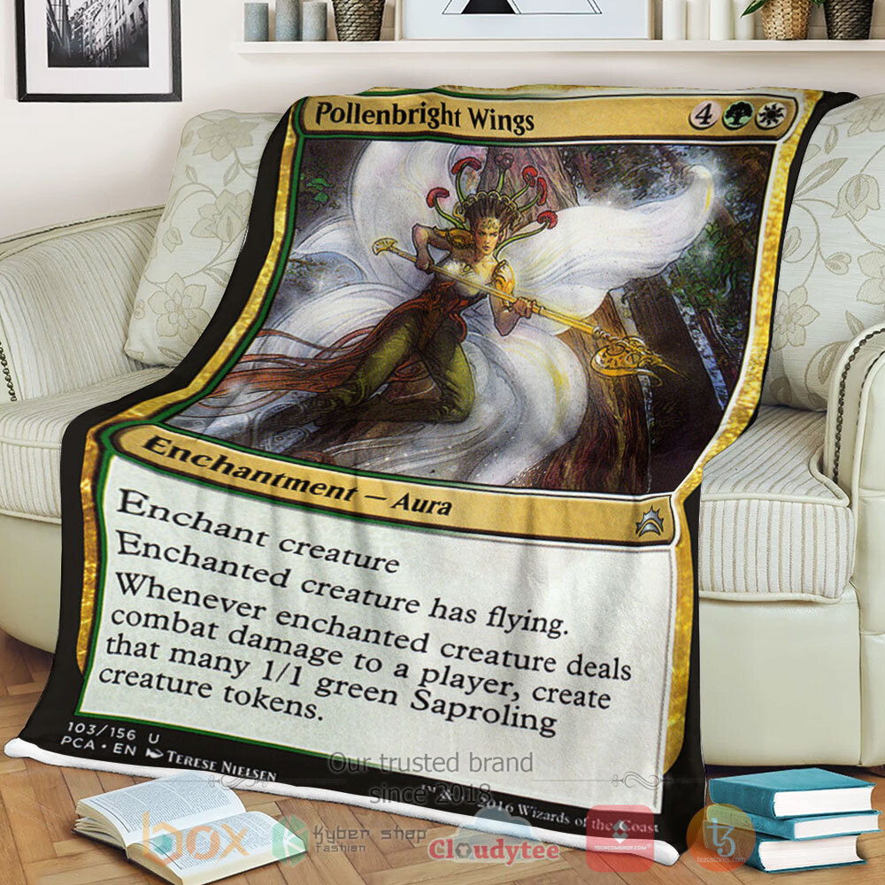 HOT Game Magic The Gathering 103 Pollenbright Wings Blanket
