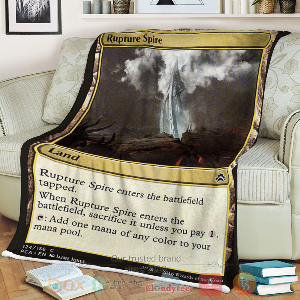 HOT Game Magic The Gathering 124 Rupture Spire Blanket 1 HOT Game Magic The Gathering 124 Rupture Spire Blanket