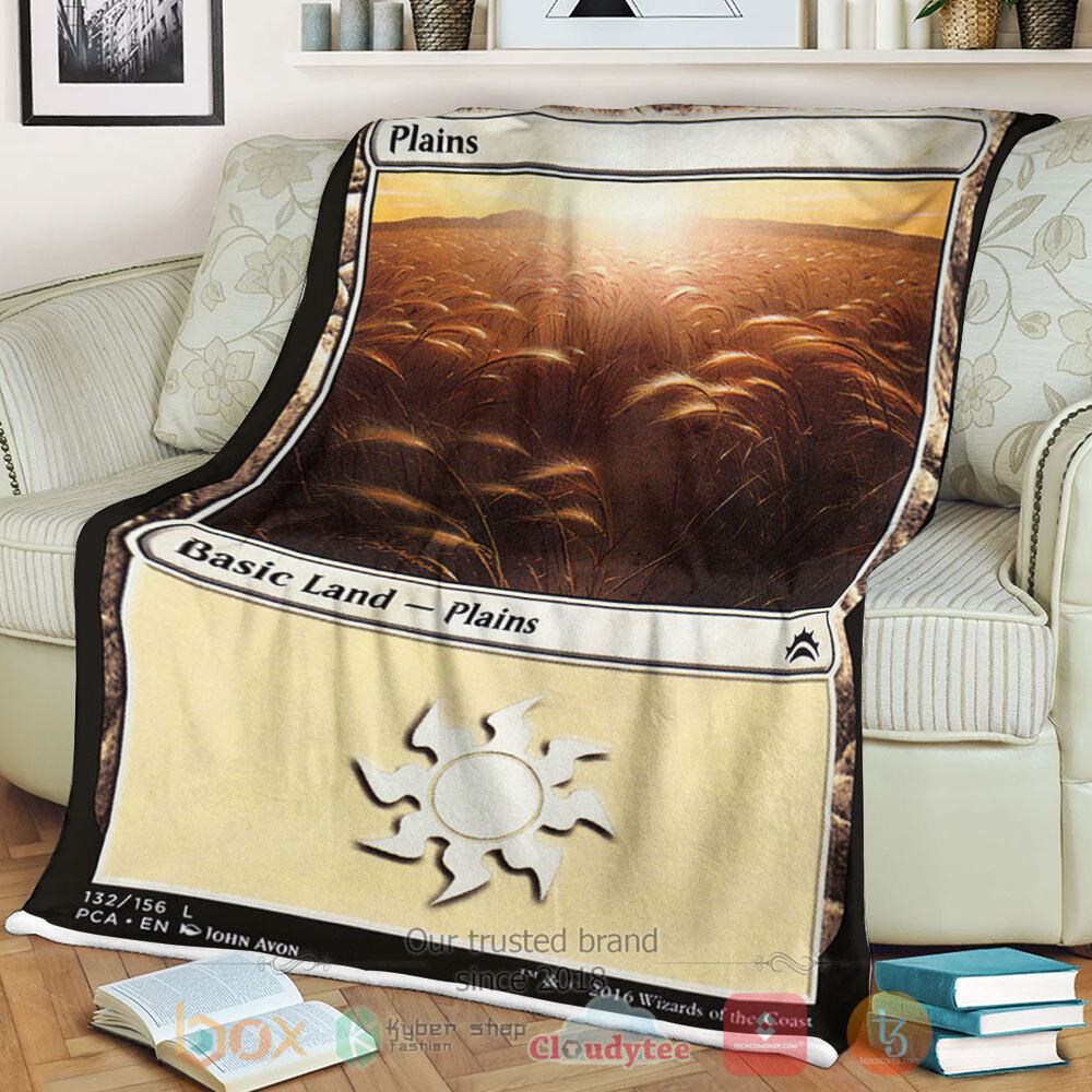HOT Game Magic The Gathering 132 Plains Blanket 1 HOT Game Magic The Gathering 132 Plains Blanket