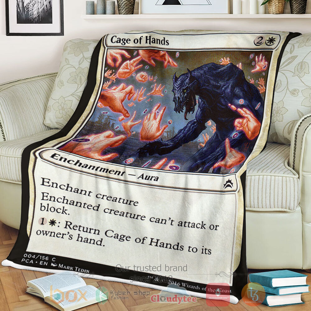 HOT Game Magic The Gathering 4 Cage Of Hands Blanket