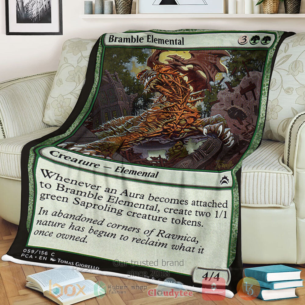 HOT Game Magic The Gathering 59 Bramble Elemental Blanket 1 HOT Game Magic The Gathering 59 Bramble Elemental Blanket