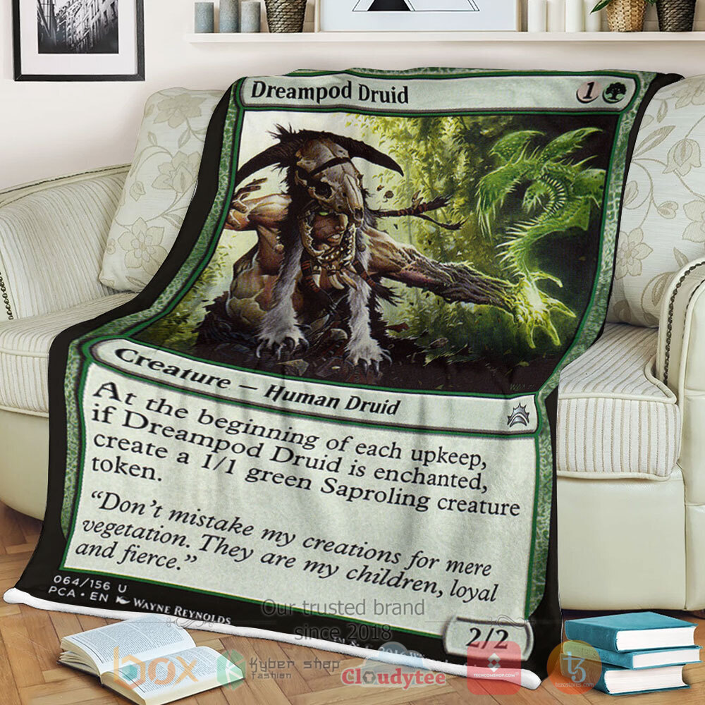 HOT Game Magic The Gathering 64 Dreampod Druid Blanket