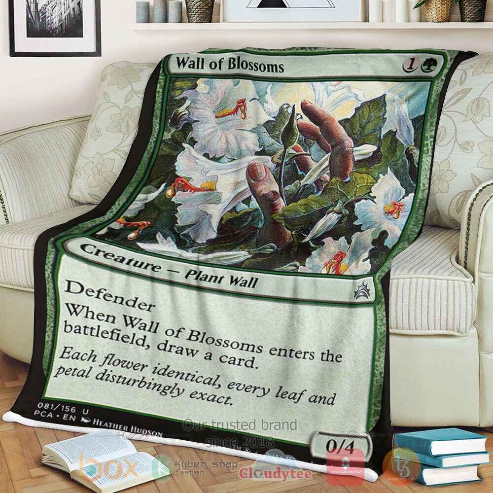 HOT Game Magic The Gathering 81 Wall Of Blossoms Blanket