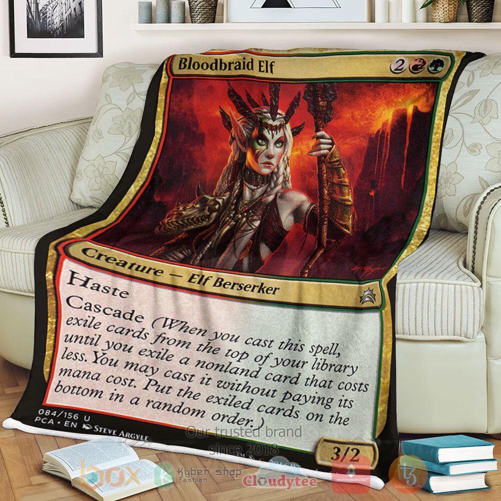 HOT Game Magic The Gathering 84 Bloodbraid Elf Blanket
