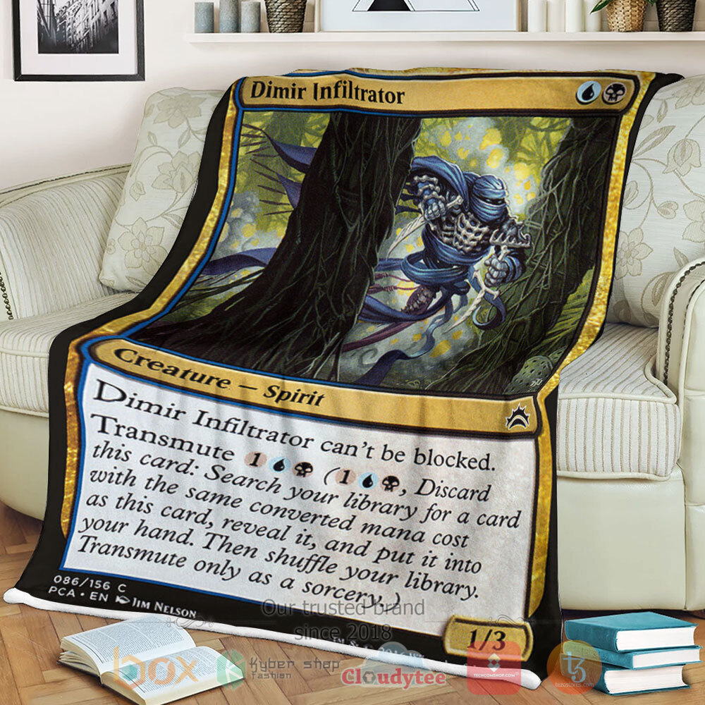 HOT Game Magic The Gathering 86 Dimir Infiltrator Blanket