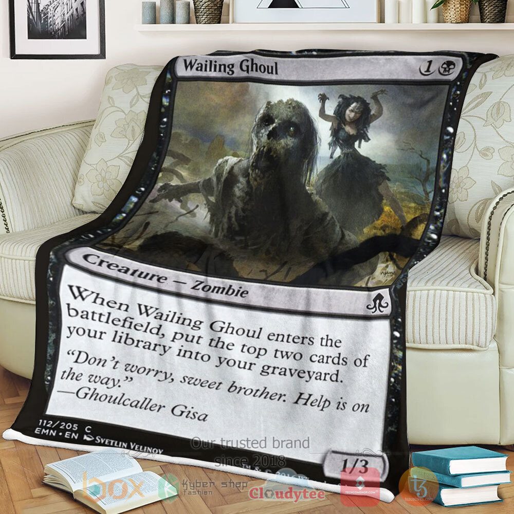 HOT Game Magic The Gathering Emn 112 Wailing Ghoul Blanket