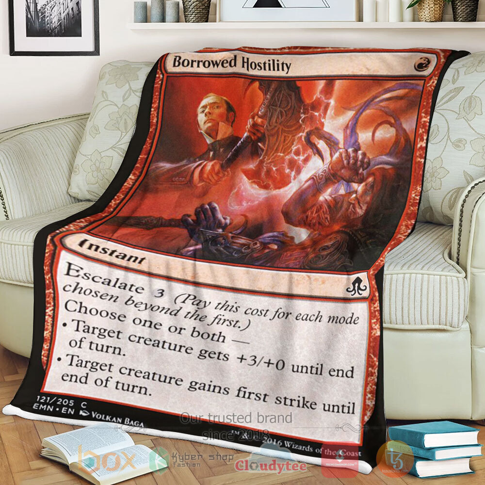 HOT Game Magic The Gathering Emn 121 Borrowed Hostility Blanket 1 HOT Game Magic The Gathering Emn 121 Borrowed Hostility Blanket