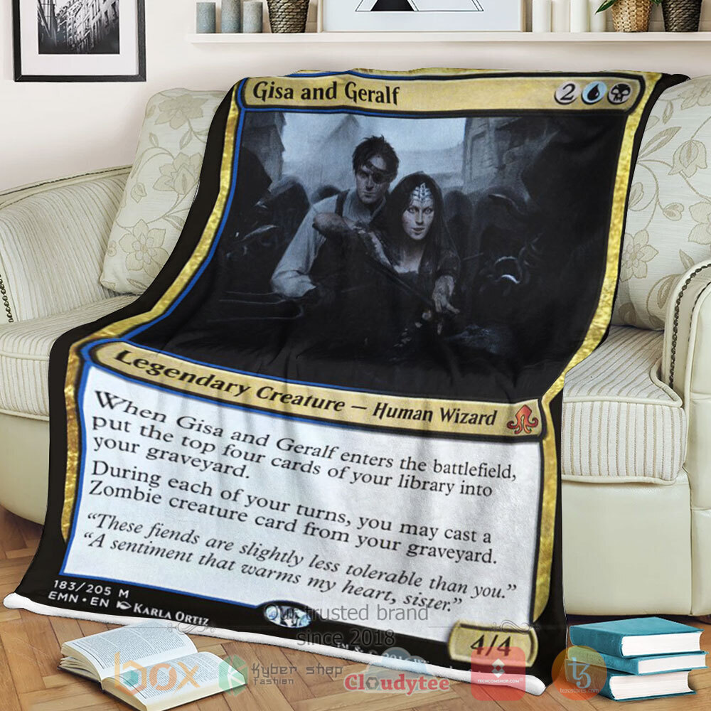 HOT Game Magic The Gathering Emn 183 Gisa And Geralf Blanket 3 HOT Game Magic The Gathering Emn 183 Gisa And Geralf Blanket