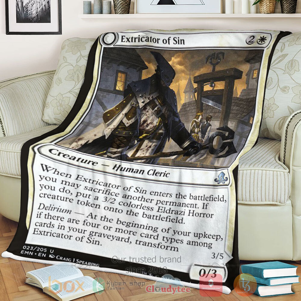 HOT Game Magic The Gathering Emn 23 Extricator Of Sin Blanket 2 HOT Game Magic The Gathering Emn 23 Extricator Of Sin Blanket