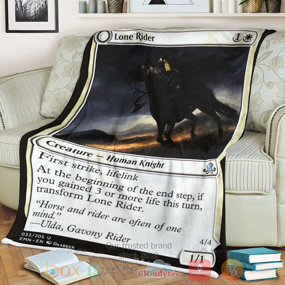 HOT Game Magic The Gathering Emn 33 Lone Rider Blanket
