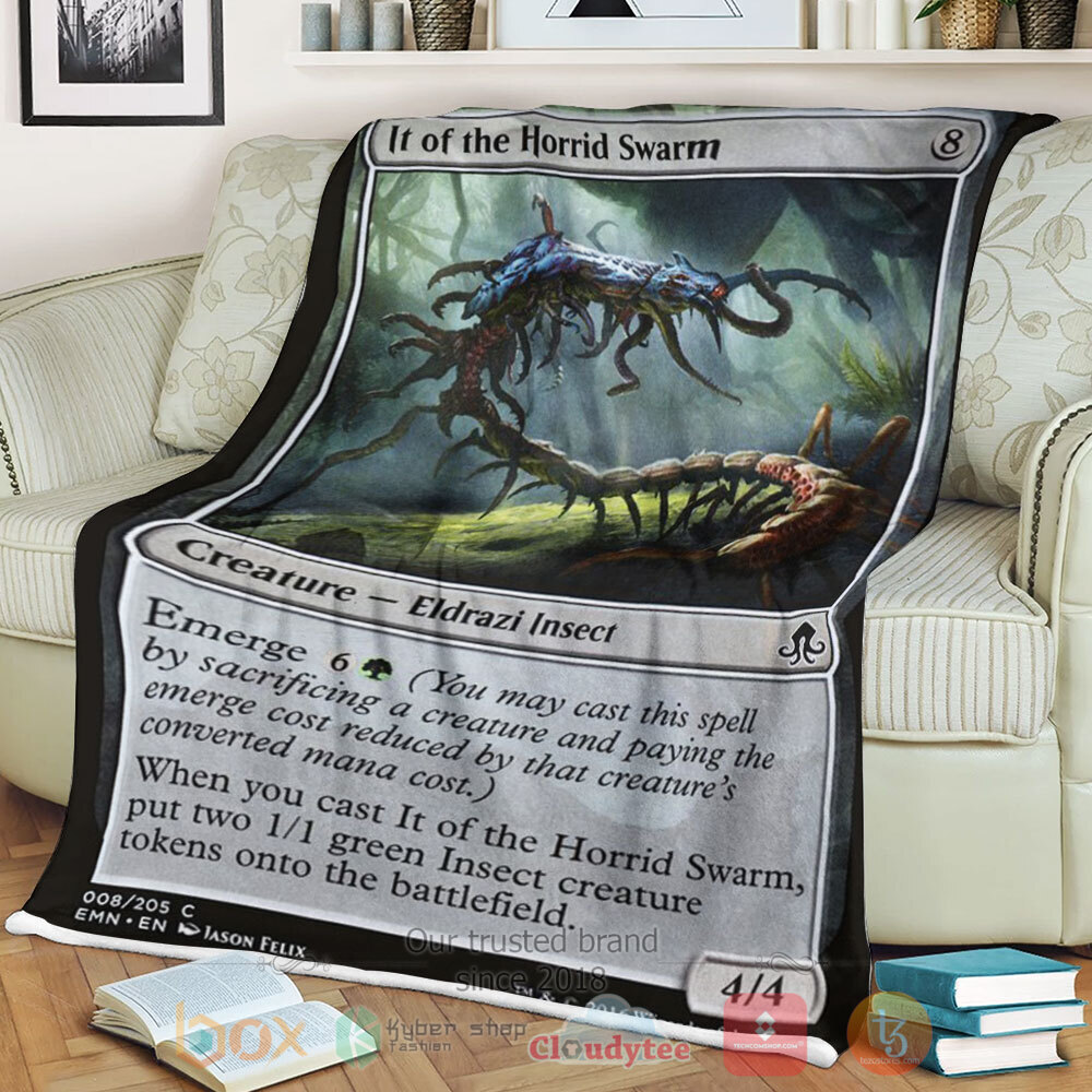 HOT Game Magic The Gathering Emn 8 It Of The Horrid Swarm Blanket 2 HOT Game Magic The Gathering Emn 8 It Of The Horrid Swarm Blanket
