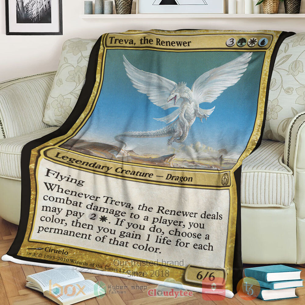HOT Game Magic The Gathering Treva The Renewer Blanket