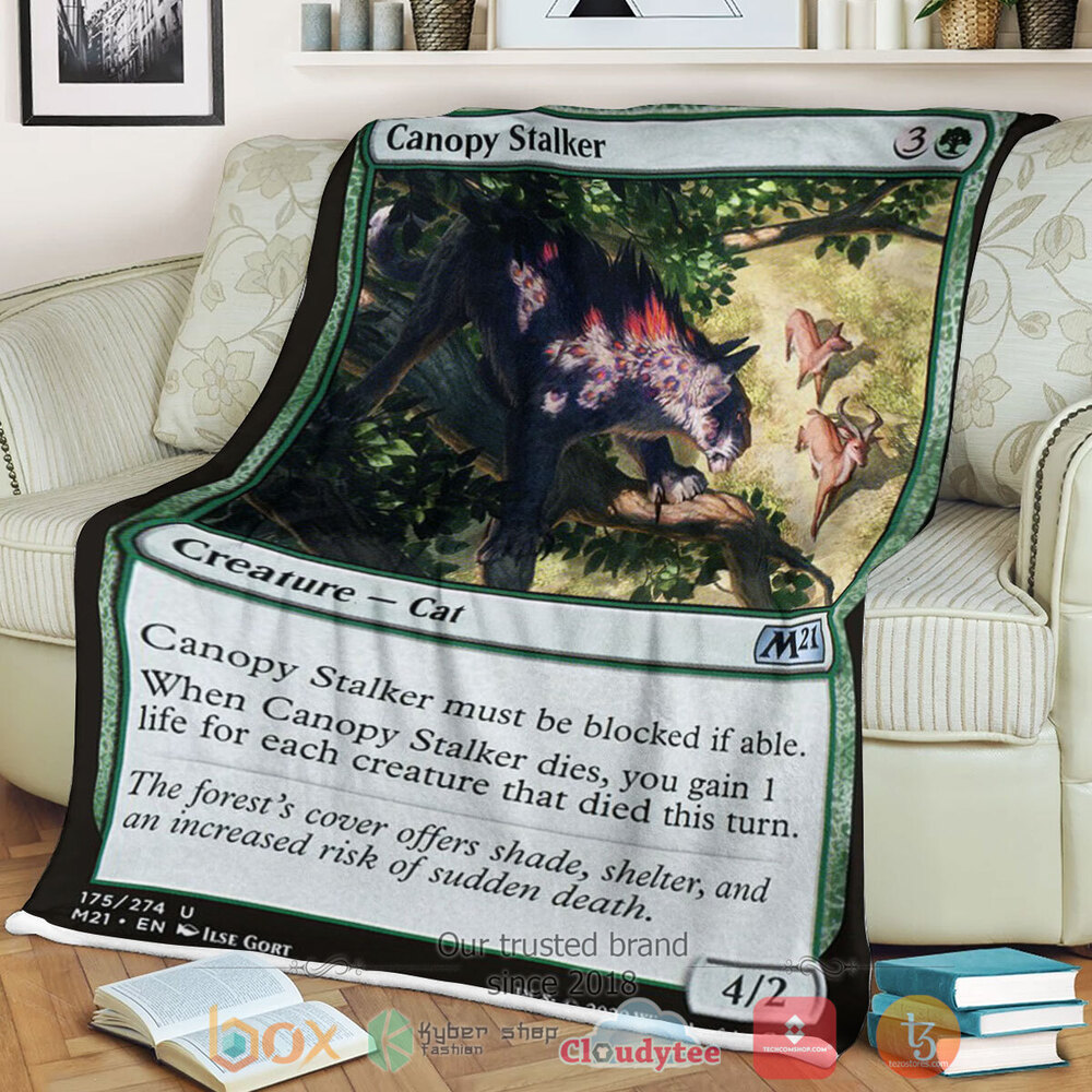 HOT Magic The Gathering Game 175 Canopy Stalker Blanket 3 HOT Magic The Gathering Game 175 Canopy Stalker Blanket