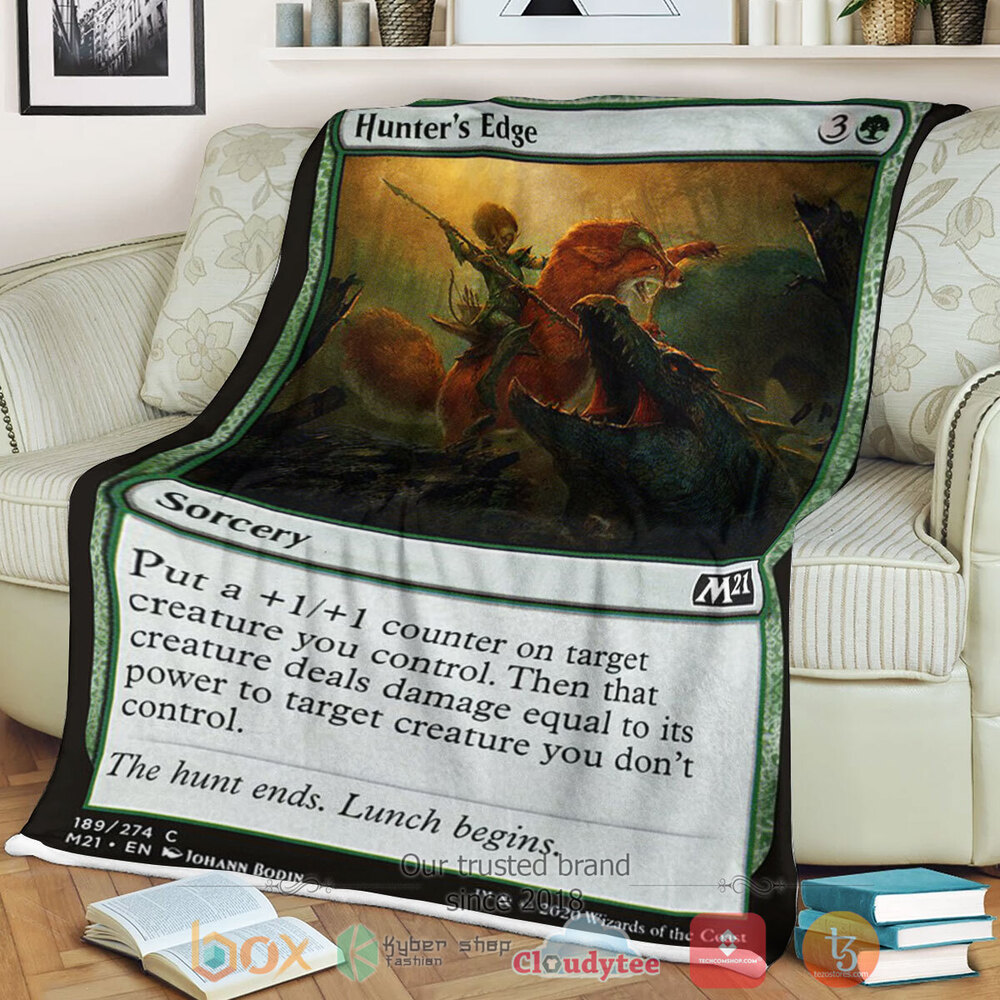 HOT Magic The Gathering Game 189 Hunter S Edge Blanket