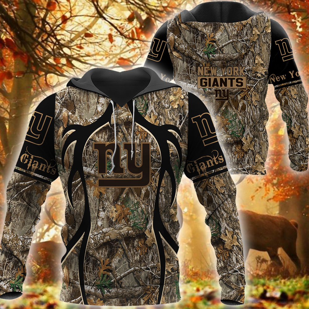 HOT New York Giants Hunting Camo NFL shirt hoodie