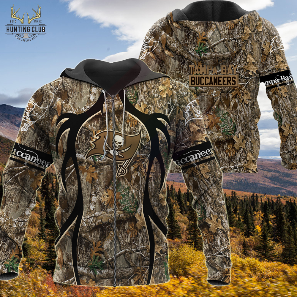 HOT Tampa Bay Buccaneers Camo Hunting NFL shirt hoodie 1 2 3 4 5 6