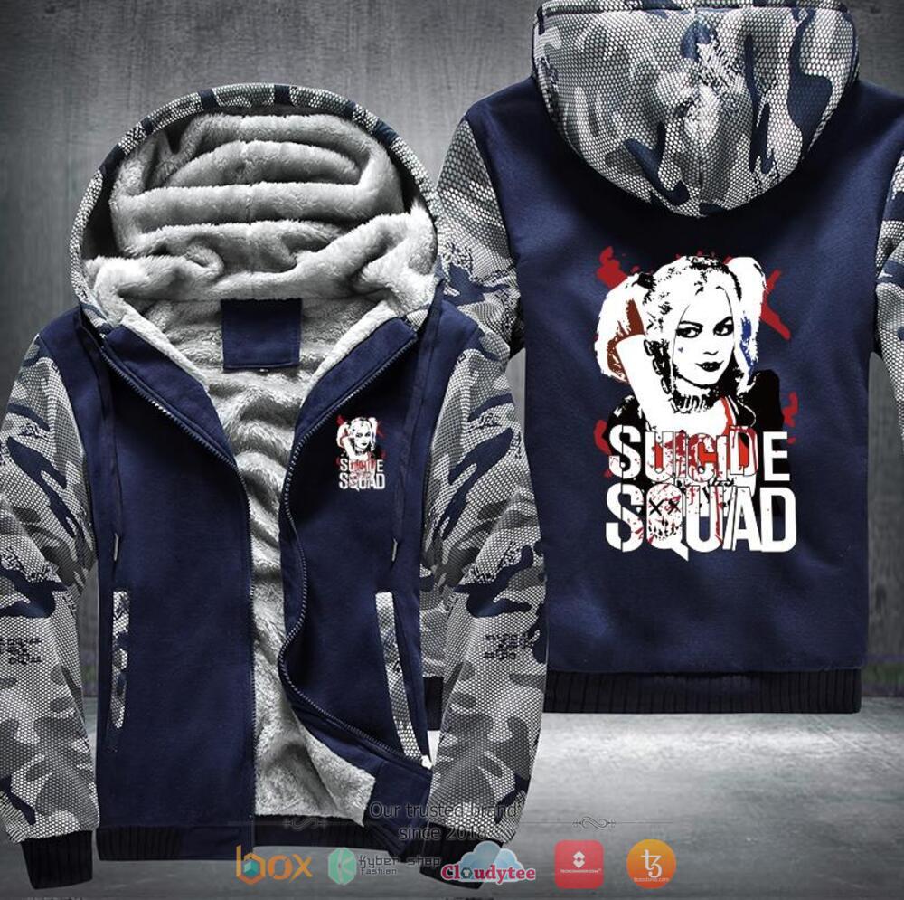 Suicide Squad Harley Quinn Fleece hoodie 3 Harley Quinn Suicide Squad Fleece hoodie 1 2
