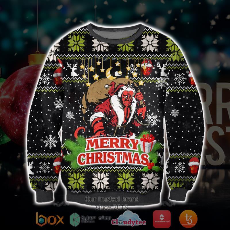 Hellboy Merry Christmas Sweater