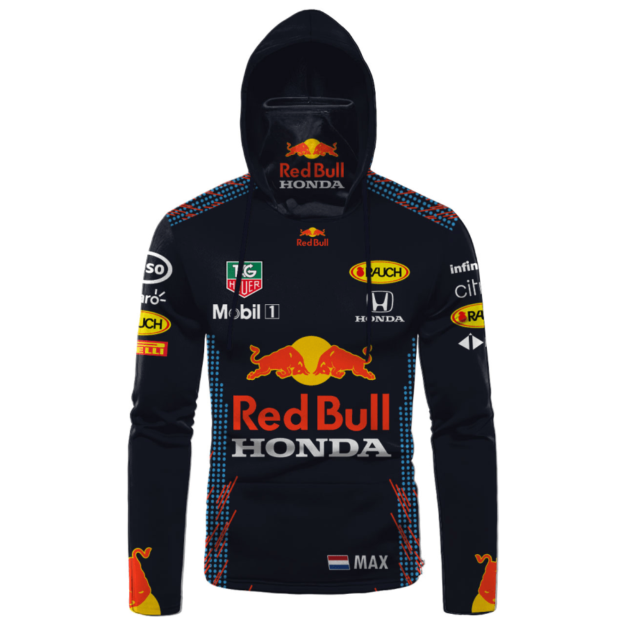 Honda Red Bull Racing 3d hoodie mask