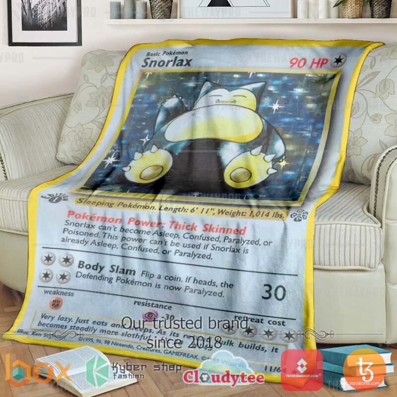 Pokemon Snorlax Blanket