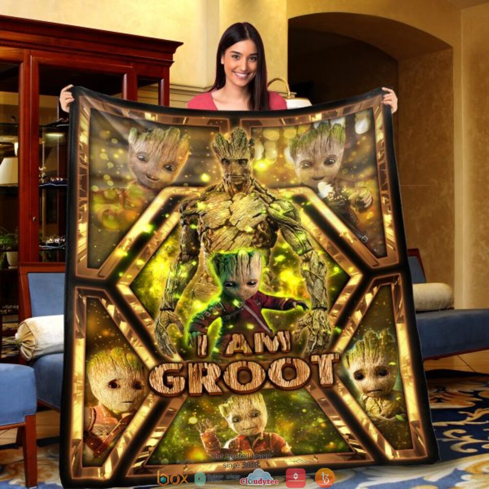 I am Groot Blanket