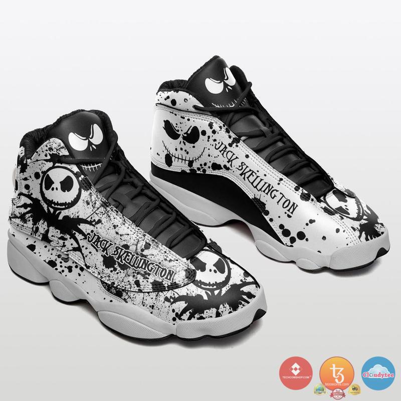 Jack Skellington Air Jordan 13 sneaker 2 Jack Skellington Air Jordan 13 shoes 1