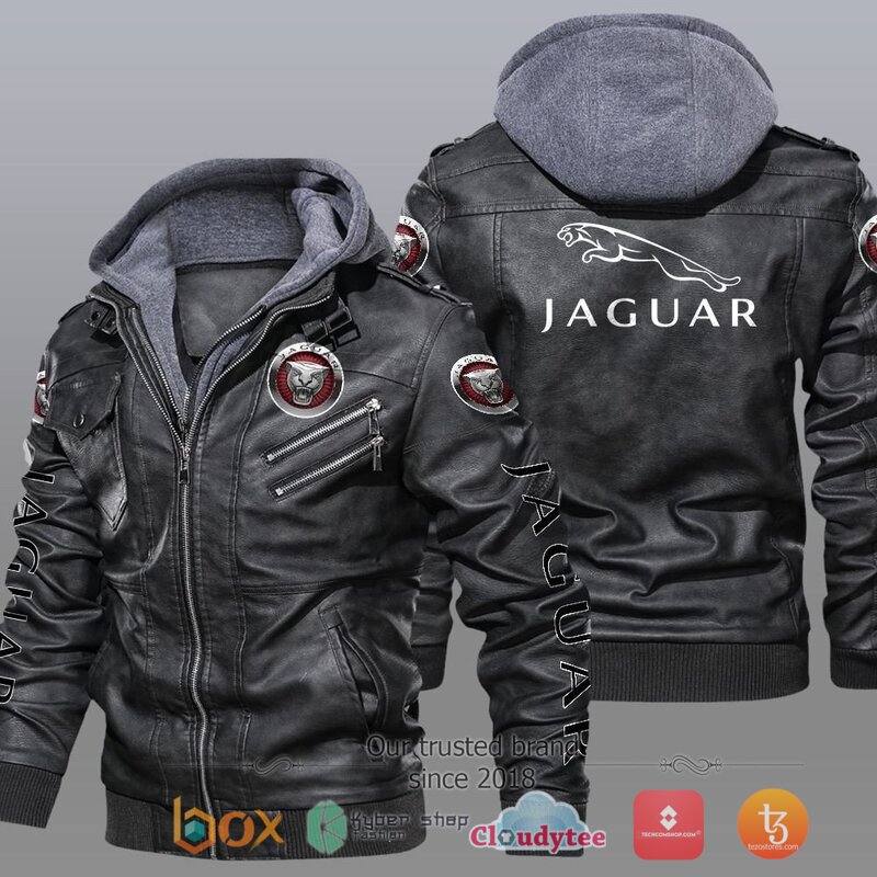 Jaguar Car Motor Leather Jacket