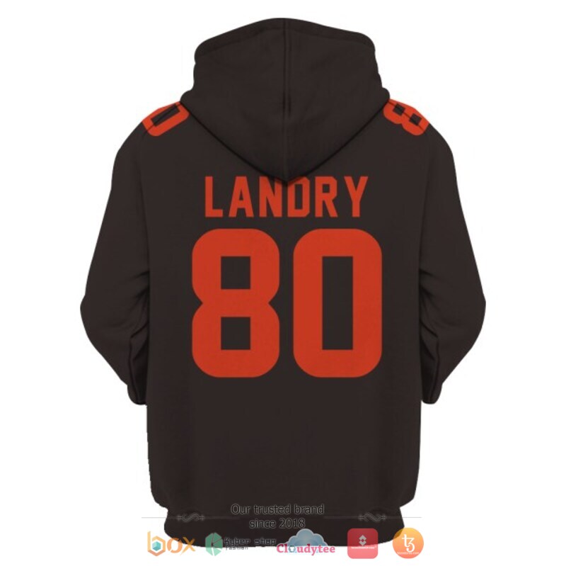 Jarvis Landry 80 Cleveland Browns NFL jersey shirt, hoodie 4 Jarvis Landry 80 Cleveland Browns NFL 3d shirt hoodie 1 2 3