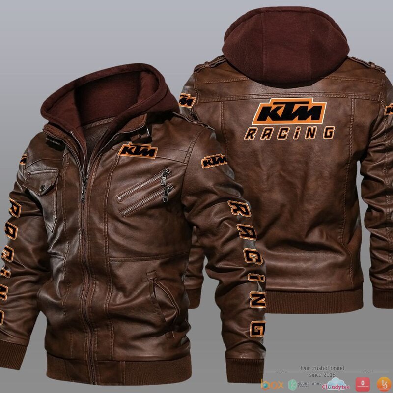 KTM Racing Car Leather Jacket 2 KTM Racing Leather Jacket 1