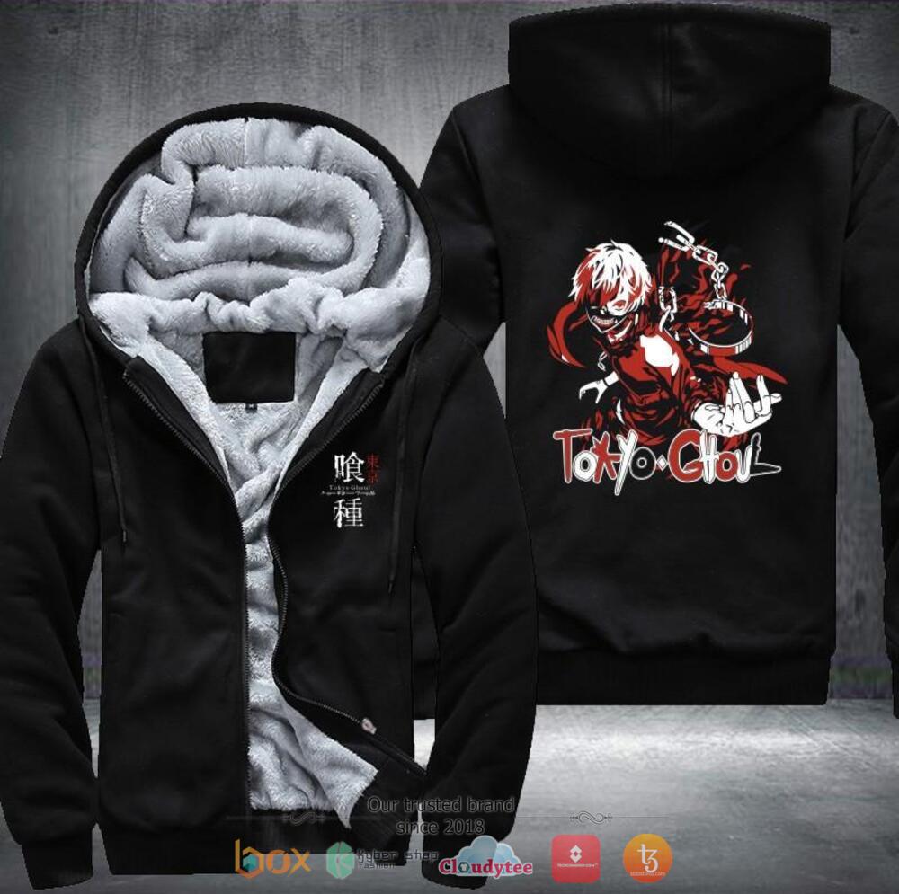 Tokyo Ghoul Ken Kaneki Fleece hoodie 2 Ken Kaneki Tokyo Ghoul Fleece hoodie 1