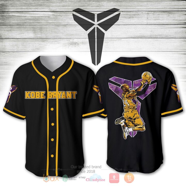 Kobe Bean Bryant Baseball Jersey Shirt