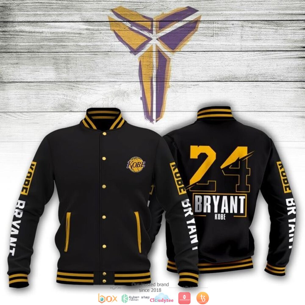 Kobe Bryant 24 Baseball jacket 1 Kobe Bryant 24 Baseball jacket
