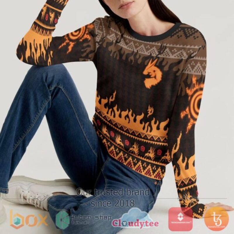 BEST Kurama Naruto Anime Christmas Sweater 7 Kurama Naruto Anime Sweater Christmas 1 2 3 4 5 6