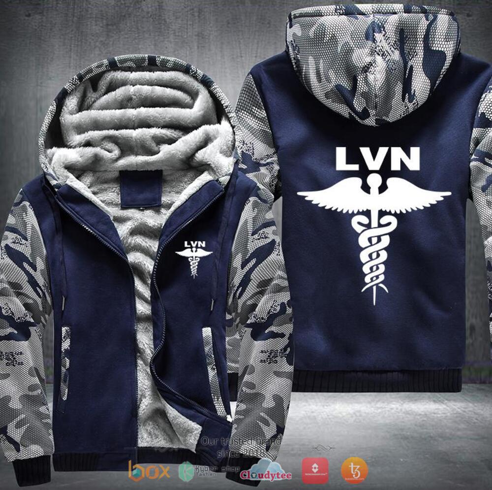 Caduceus LVN Fleece hoodie 3 LVN Caduceus Fleece hoodie 1 2