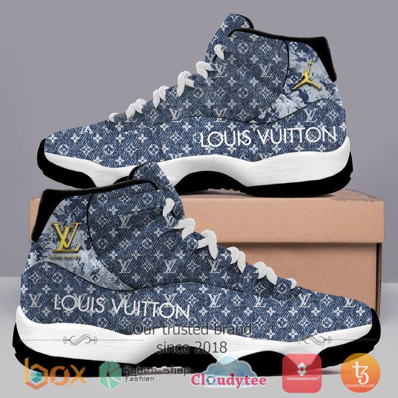 LV Air Jordan 11 Sneaker Shoes 2 LV Air Jordan 11 Sneaker Shoes 1