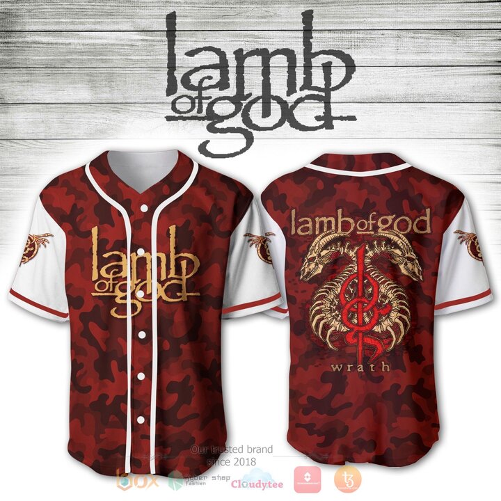 Lamb Of God Wrath Album Baseball Jersey Shirt