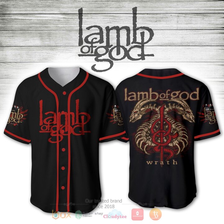 Lamb Of God band Baseball Jersey Shirt