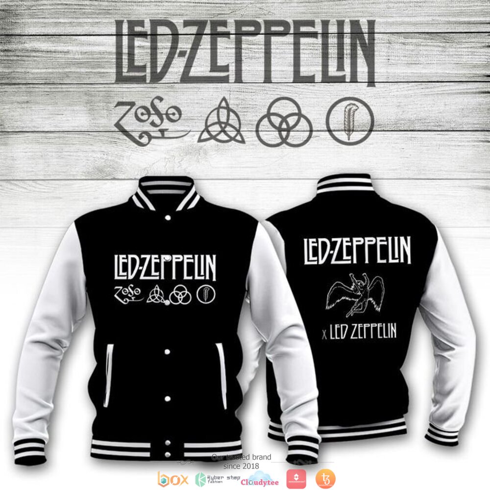 Led Zeppelin band Baseball jacket