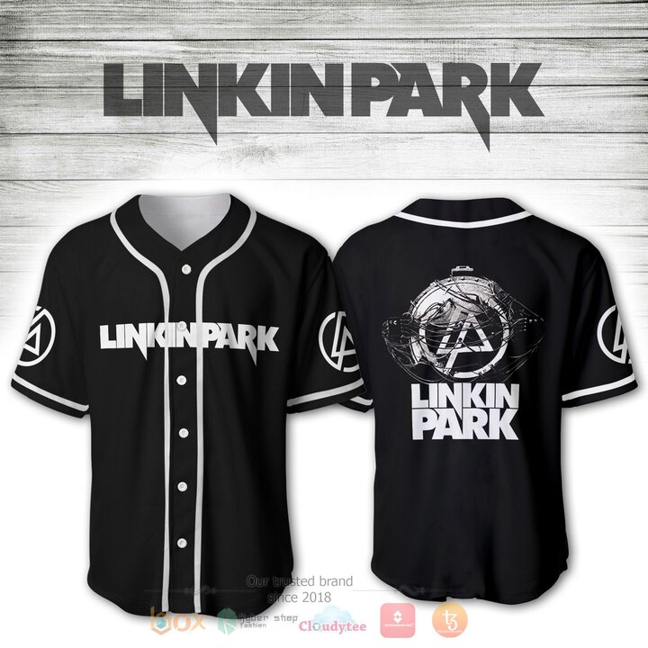 Linkin Park Rock band Black Baseball Jersey Shirt