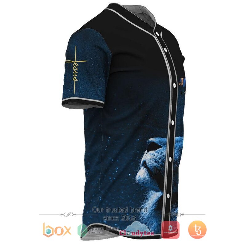 Lion Jesus Is My Savior Baseball Jersey 4 Lion Jesus Is My Savior Baseball Jersey 1 2 3