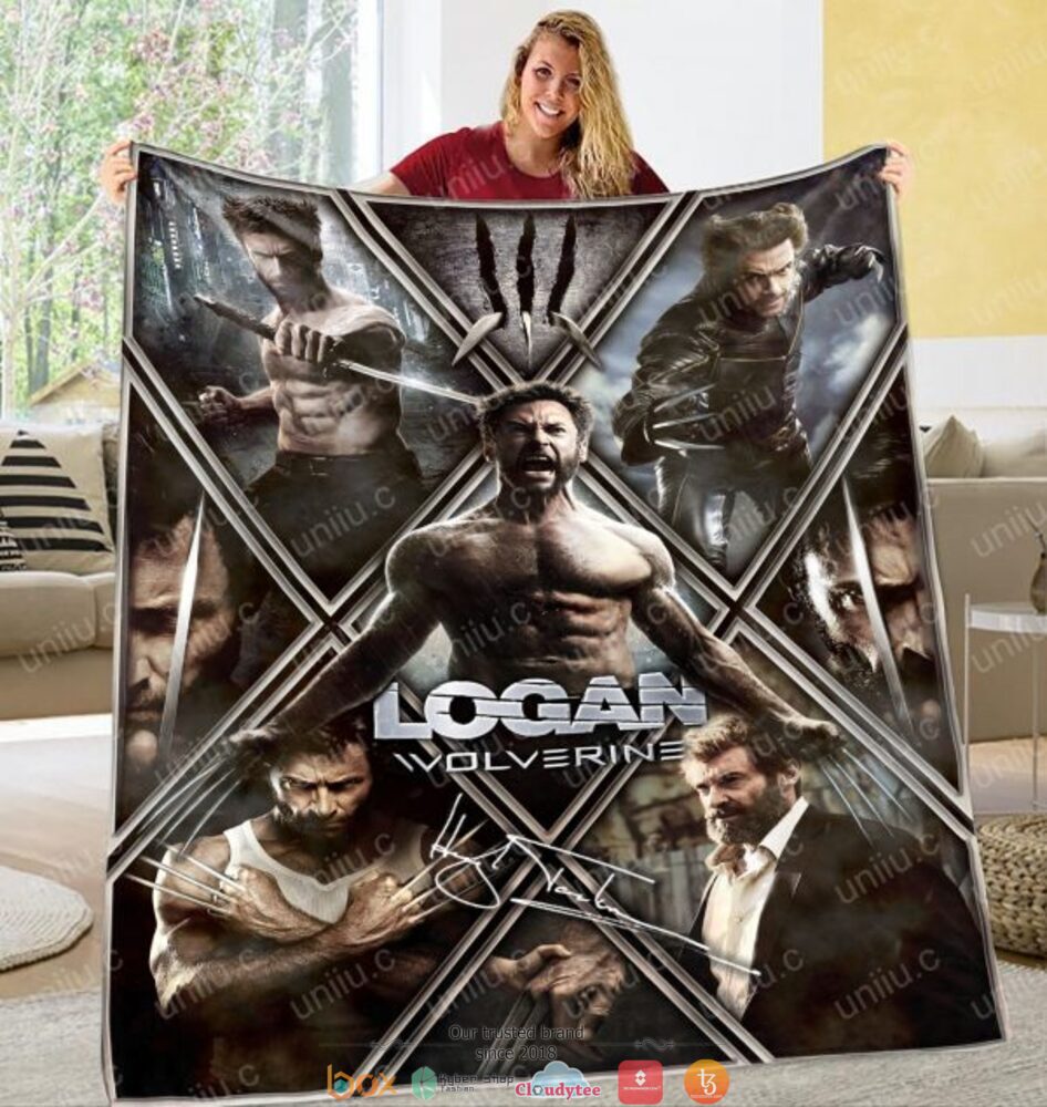 Logan Wolverine X-men soft blanket 2 Logan Wolverine Blanket X men Blanket 1