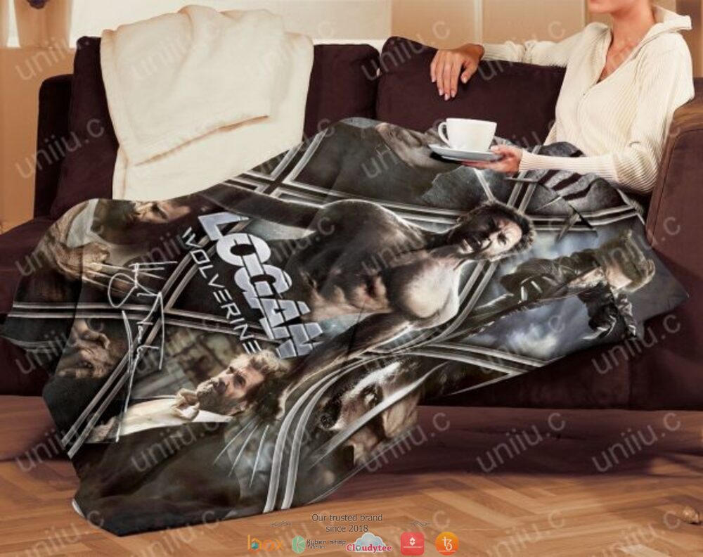 Logan Wolverine X-men soft blanket 4 Logan Wolverine Blanket X men Blanket 1 2 3