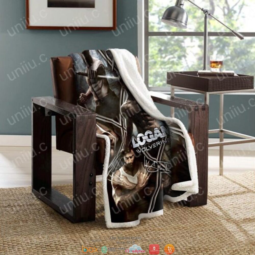 Logan Wolverine X-men soft blanket 5 Logan Wolverine Blanket X men Blanket 1 2 3 4