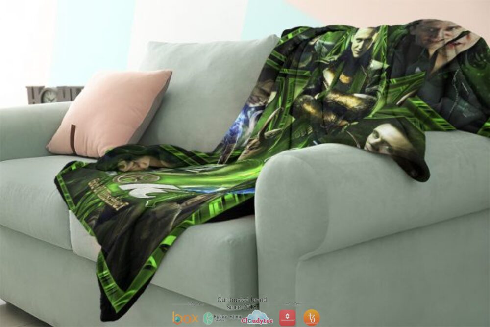 Loki God Of Mischief soft blanket 4 Loki God Of Mischief Blanket 1 2 3