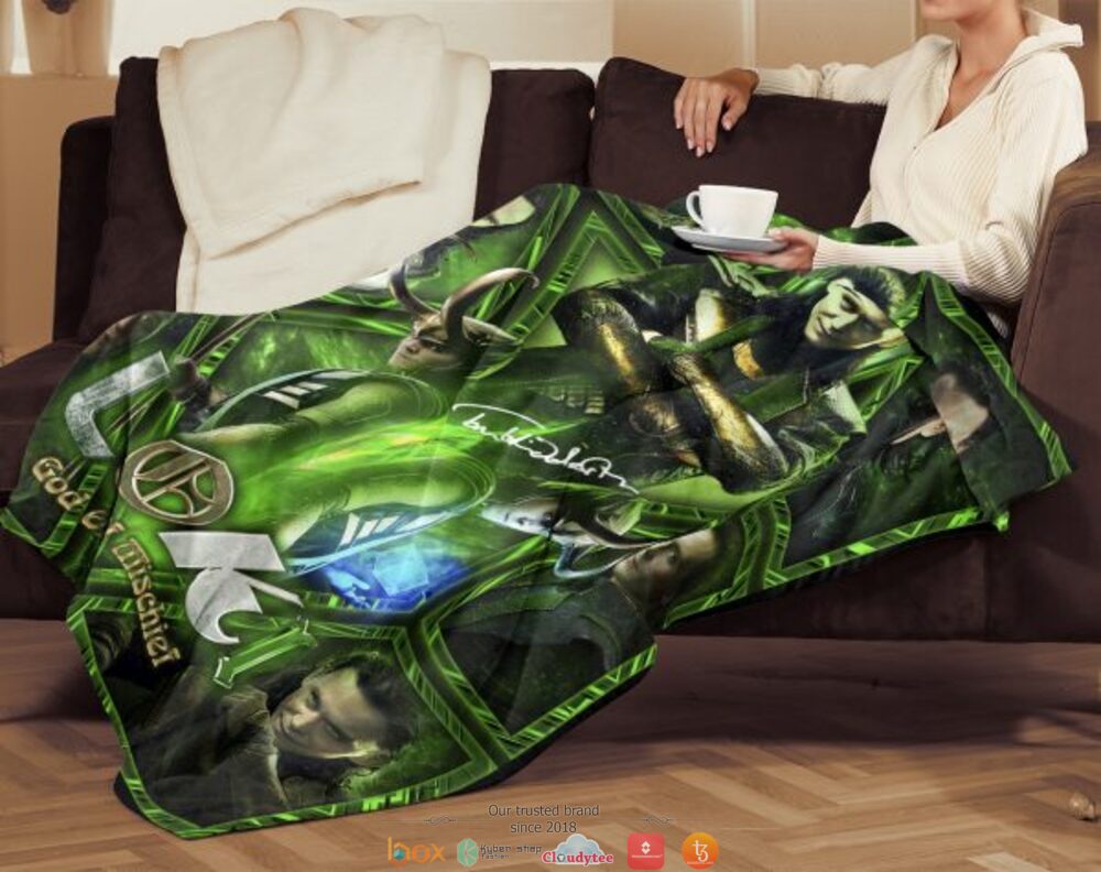 Loki God Of Mischief soft blanket 5 Loki God Of Mischief Blanket 1 2 3 4