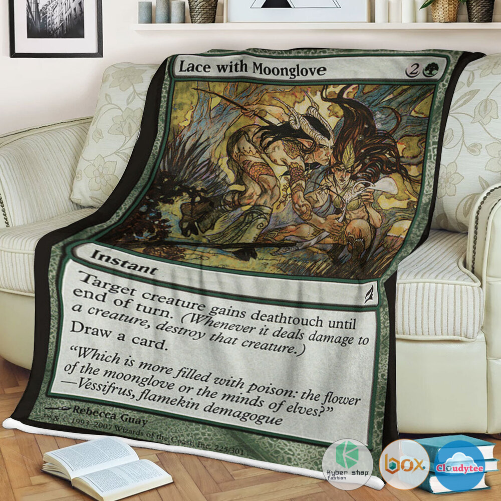 Lorwyn Lace With Moonglove Blanket
